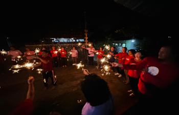 Diwali program at Yoga Nidra Ashram